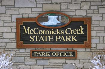 McCormicks Creek State Park in Winter