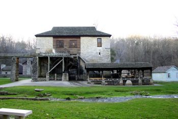 Mill Wheel and Saw Mill