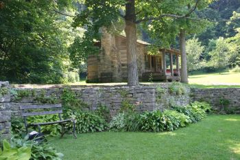 Shady Bench in the Gardens